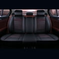 thumbnail image 5 of Maidao Custom Fit for Dodge for Nitro 2007-2012 5 Seats Car Seat Cover Faux Leather Full Set,Compatible Airbag Fit For Split Back Seat Cushion Black and Red, 5 of 10