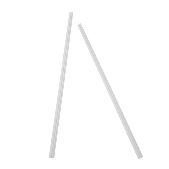 YOSADIER 2Pcs White Wood Skirting Trim for Dollhouse Interior Wall Molding Crafting Accessories