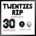 thumbnail image 6 of 30th Birthday Decorations Black, Rip Twenties Decorations for Women Men, Black Rip to My 20s Balloons Death to My Twenties Balloons Black 30 Foil Balloon for Him Her Funny Thirty Birthday Party, 6 of 6