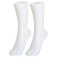 thumbnail image 2 of 2pcs Female Foot Sock Sox Display Mold Short Stocking Mannequin White, 2 of 5