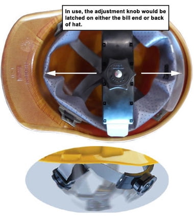 MSA Skull Guard Hard Hat - Fiberglass Cap Style With Swing Suspension - Custom Brown Color