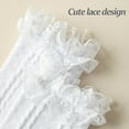 thumbnail image 6 of YooGuoGuo Womens Crew Socks Lace Ruffle Frilly Cotton Cute Princess Ankle Dress Socks for Girl 6 Pack, 6 of 8