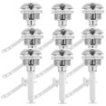 thumbnail image 1 of 9Pcs Toilet Tank Button for Home Use Silver Color High Hardness, 1 of 8