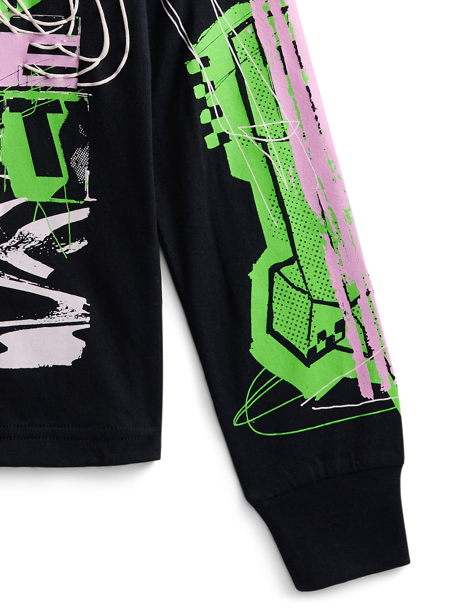 Minecraft Boys Graphic Tee with Long Sleeves, Sizes XS-2XL