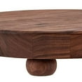 thumbnail image 4 of John Boos B Series Round Wood Cutting Board with Feet, 12" x 12", Walnut, 4 of 7