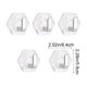thumbnail image 3 of 5 Pcs Adhesive Hooks Heavy Duty No Drill Wall Hooks Waterproof Bathroom Kitchen Hooks Strong Sticky Hooks for Tile Glass Mirror Door Shower Removable Damage Free Hanging Hooks Storage Organization, 3 of 7