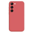thumbnail image 1 of PANDACO Soft Shell Matte Wine Red Case for Samsung Galaxy S23+, 1 of 2
