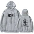 thumbnail image 1 of Jessie Reyez Chandail à Capuchon Hommes Femmes Mode Décontractée Cool Élégant Simple Imprimé Lettre Manches Longues Chandail à Capuchon,TP,Gris, 1 of 2