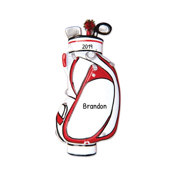 Personalized Golf Christmas Ornaments 2024 - Golf Bag Ornament, Golf Club Ornaments, Golf Decor, Golf Ornament, Golf Themed Gifts, Golf Decorations - Golfer Bag - Free Customization