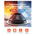 thumbnail image 2 of Roof Pipe Flashing Boots 2-Pack - 6-11 Inch Pipe - High Temp EPDM - Metal Roof Leak Seal - Black Flexible Vent Boot for Chimneys & Vents, 2 of 7