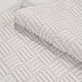 thumbnail image 4 of White Modern Polyester Area Rugs for Living Room Jacquard Textured Modern Rugs Soft Geometric Rug for Bedroom Mid Century Washable Rug Non-Slip Bohemian Carpet Perfect for Dining Room Office Beige, 4 of 4