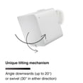 thumbnail image 3 of Soporte de Pared Flexson para Sonos Five Blanco con Inclinación y Giro, 3 of 9