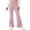 Pink, variant on WQNVRNR Girls Flared Pants Elastic High Waist Ruffle Hem Slimming Casual Kids Long Pants Pink 8 Years