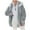 Gray winter coat for womens, variant on Winter Coats for Women Women's Padded Fleece Oversized Jackets Long Sleeve Warm Coat Fashion with Removable Hood Winter Down Coat Chaquetas de Mujer Casual Elegantes para Frio