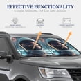 thumbnail image 4 of Windshield Sun Shade, Astronaut Helmet Reflections Foldable Car Sun Shade Windshield for Front, 2 Pieces, 4 of 7