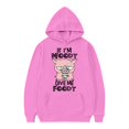 thumbnail image 5 of Frog Hoodie for Girls Cute Graphic Crewneck Cotton Trendy Preppy Hooded Oversized Long Sleeve Shirts Clothes for Girls, 9 Years, 5 of 6