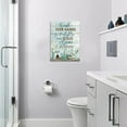 thumbnail image 2 of Farmhouse Bathroom Wall Art Flower Pictures Wall Decor Bathroom Rules Inspirational Quotes Canvas Painting Print Artwork Modern Home Decor Framed for Bathroom 12''''X16'''', 2 of 6