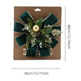 thumbnail image 3 of Luoshdecor Fabric bow Christmas pendant glutinous powder multi layer Christmas tree ornaments decoration high end scene layout props, 3 of 6