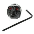 thumbnail image 2 of 6Pcs Electric Guitar Skull Head Volume Control Knobs---Black, 2 of 6