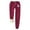 Wine, variant on jsaierl Fleece Lined Sweatpants for Women Winter Thick Warm Pants Fleece Super Comfy Trousers Drawstring Active Running Joggers Sweatpants
