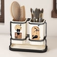 thumbnail image 2 of Modern Simple Chopstick Storage Cutter Block Multipurpose Compact Design Waterproof ABS Construction For Countertops, 2 of 9