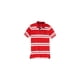 thumbnail image 1 of Aeropostale Polo de rugby a rayas para hombre, rojo, extra pequeño Aeropostale  polo, rugbi, 1 of 1
