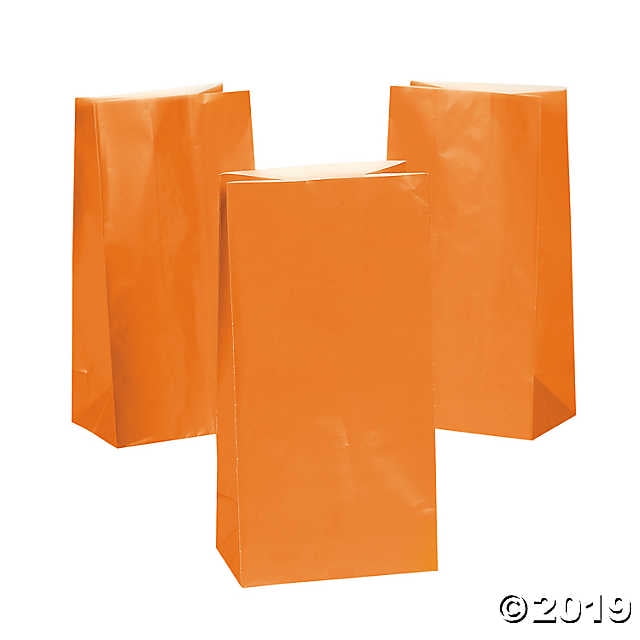 Orange Treat Bags