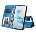 thumbnail image 4 of Funda tipo cartera GANGXUN para Honor 100 , diseño girasol, cuero PU, soporte, cierre magnético, tarjetero, 4 of 5
