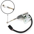 thumbnail image 4 of SINOCMP Fuel Shut Off Solenoid 3991168 SA-4941-24 3964628 Fits for Cummins 4BT, Hyundai Excavator R130 R130-5, Case IH 1150H MX100 MX120 MX150 Engine Parts Excavator Stop Solenoid Valve, 4 of 7