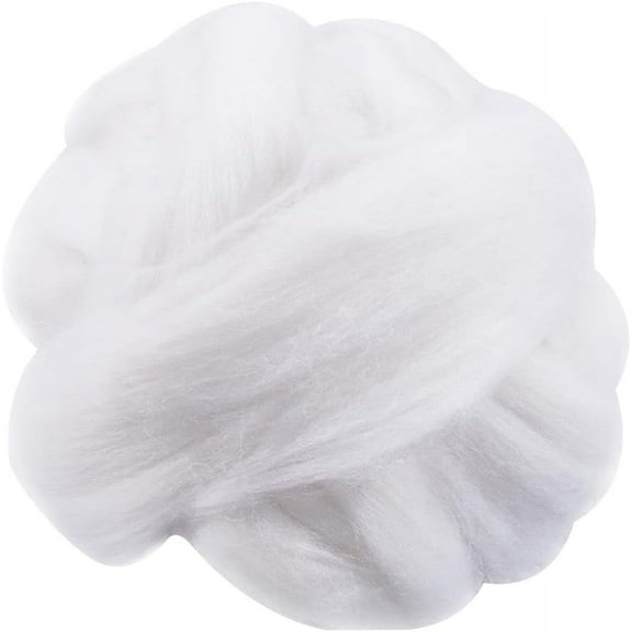 100g/3.5oz Felting Wool Bulk Natural Fibre Soft Wool Yarn Roving Needle Felting Wool DIY Materials DIY