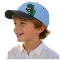 thumbnail image 3 of Staki Girls Hats Kids Boy Girl Baseball Cap Hat Soft Lightweight Adjustable for Toddler Blue,3-8 Years, 3 of 5