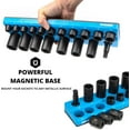thumbnail image 2 of NEIKO 03975A Magnetic Socket Holder, 1/2” Drive, 10mm-27mm, Shallow & Deep Sockets Tray, Metric Socket Set Organizer, Socket Organizers for Toolboxes Trays, Scratch Free Mounting, High Visibility, 2 of 6