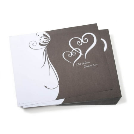 Darice Victoria Lynn Two Hearts Wedding Program Kit Walmart Com