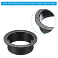 thumbnail image 5 of Uxcell 5" Duct Connector Flange ABS Ducting Airflow Tube Vent Connector Black, 5 of 6