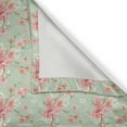 thumbnail image 5 of Ambesonne Flowers Grommet Curtain, Retro Spring Blossoms, 50" x 96", Mint Pink, 5 of 6