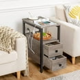 thumbnail image 3 of HOOBRO End Table Set of 2 w/ Drawers & Power Outlets Living Room Bedroom BG541BZP201, 3 of 5