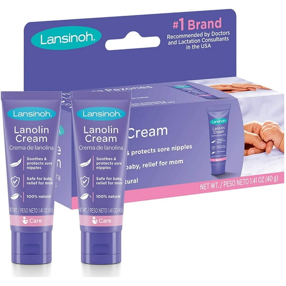 Lansinoh Lanolin Crema para el pezón para la lactancia materna, 2.82 onzas Lansinoh NA