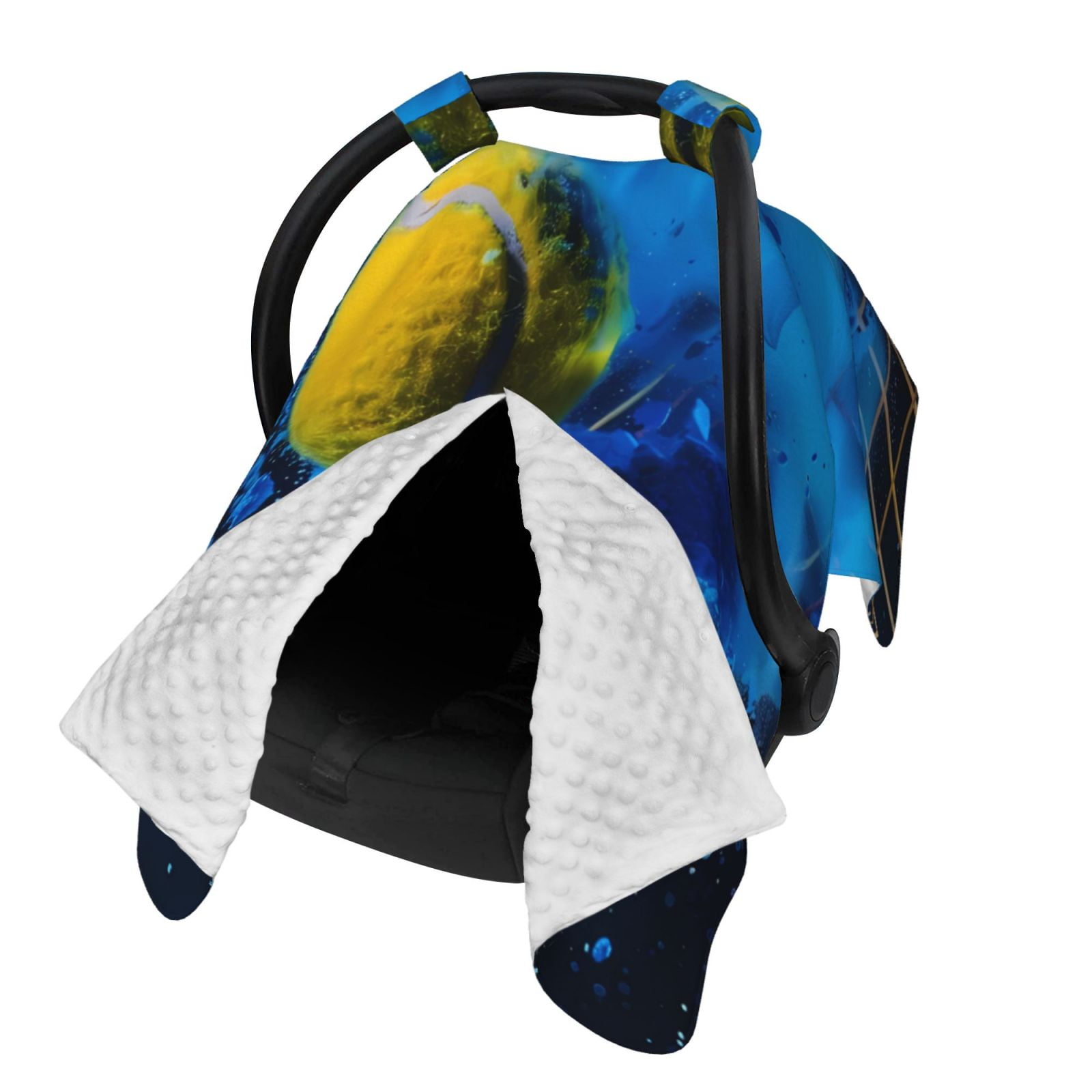 Naloa Sports Tennis Ball Baby Car Seat Cover, Breathable Baby Carrier Cover, Multiuse Baby Carrier Cover & Nursing Breastfeeding Cover