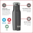 thumbnail image 7 of Built Double Wall Stainless Steel 18-Ounce bottle, 18-Ounce, Charcoal, 7 of 7