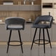 thumbnail image 5 of Set de 2 Bancos Cadiz Periquera Barra de Cocina Mueble Mundo In Madera y Metal Gris BANC0903740GRIS, 5 of 8
