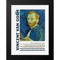 thumbnail image 2 of ArtsyQuotes 12x14 Black Modern Framed Museum Art Print Titled - Vincent Van Gogh Quote: Emotions, 2 of 5