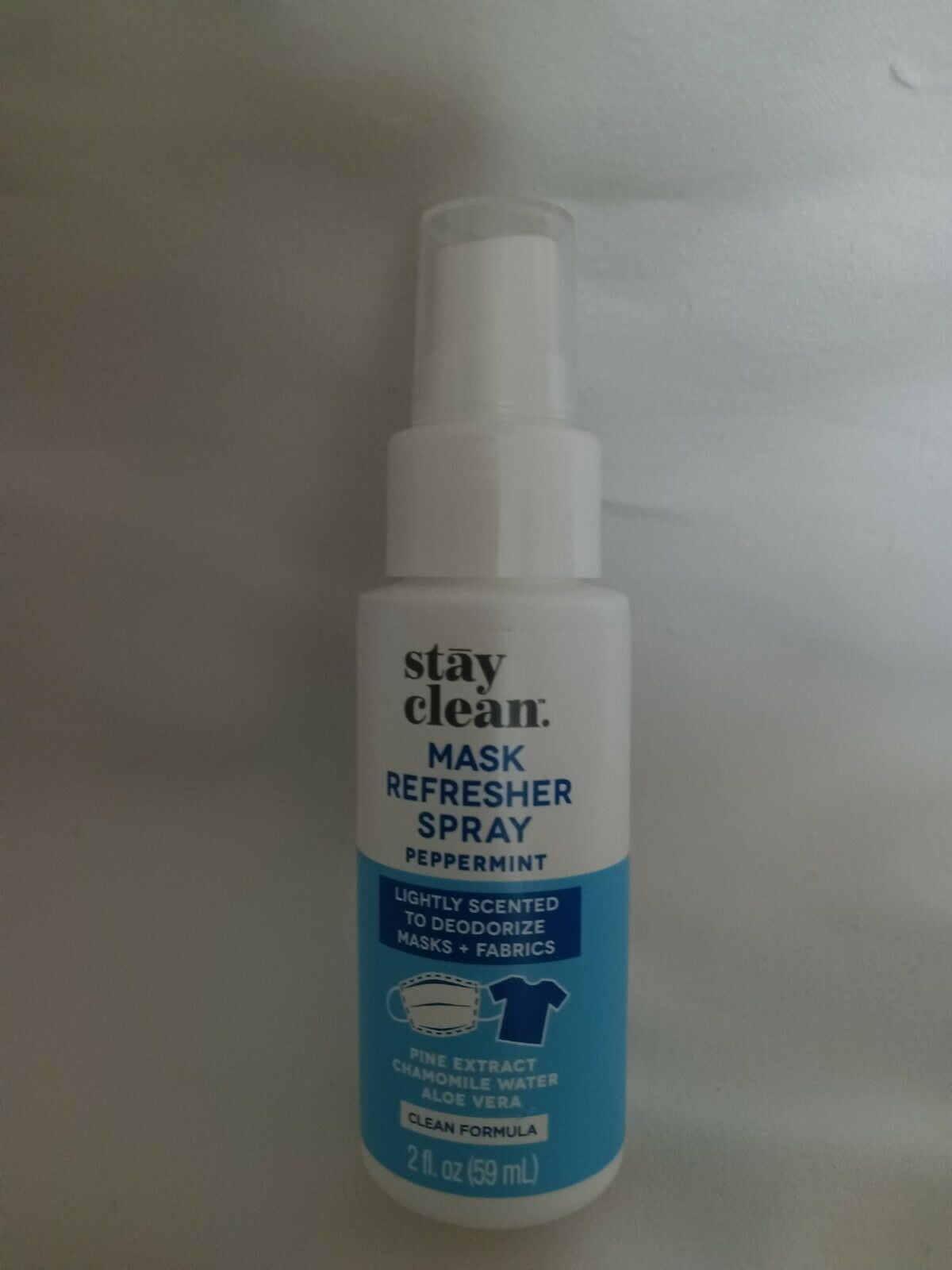 Face Mask Refresher Sanitizing Cleanser Spray Peppermint Essential Room