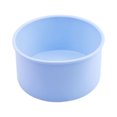 thumbnail image 1 of Molde de silicona Farfi para tartas de 10, 15, 20 y 25 cm, fácil de desmoldar, resistente al calor, redondo, para repostería de cocina (azul claro, 10 cm), 1 of 8