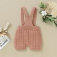 thumbnail image 5 of MZXELPRJD Jumpsuit Girls Strap Detail Knit 3 T Boys Clothing Sets Cotton Sleeveless Baby Romper 1 Year Old Girl Outfit Boys Athletic Sets Toddler Outfits, 5 of 9