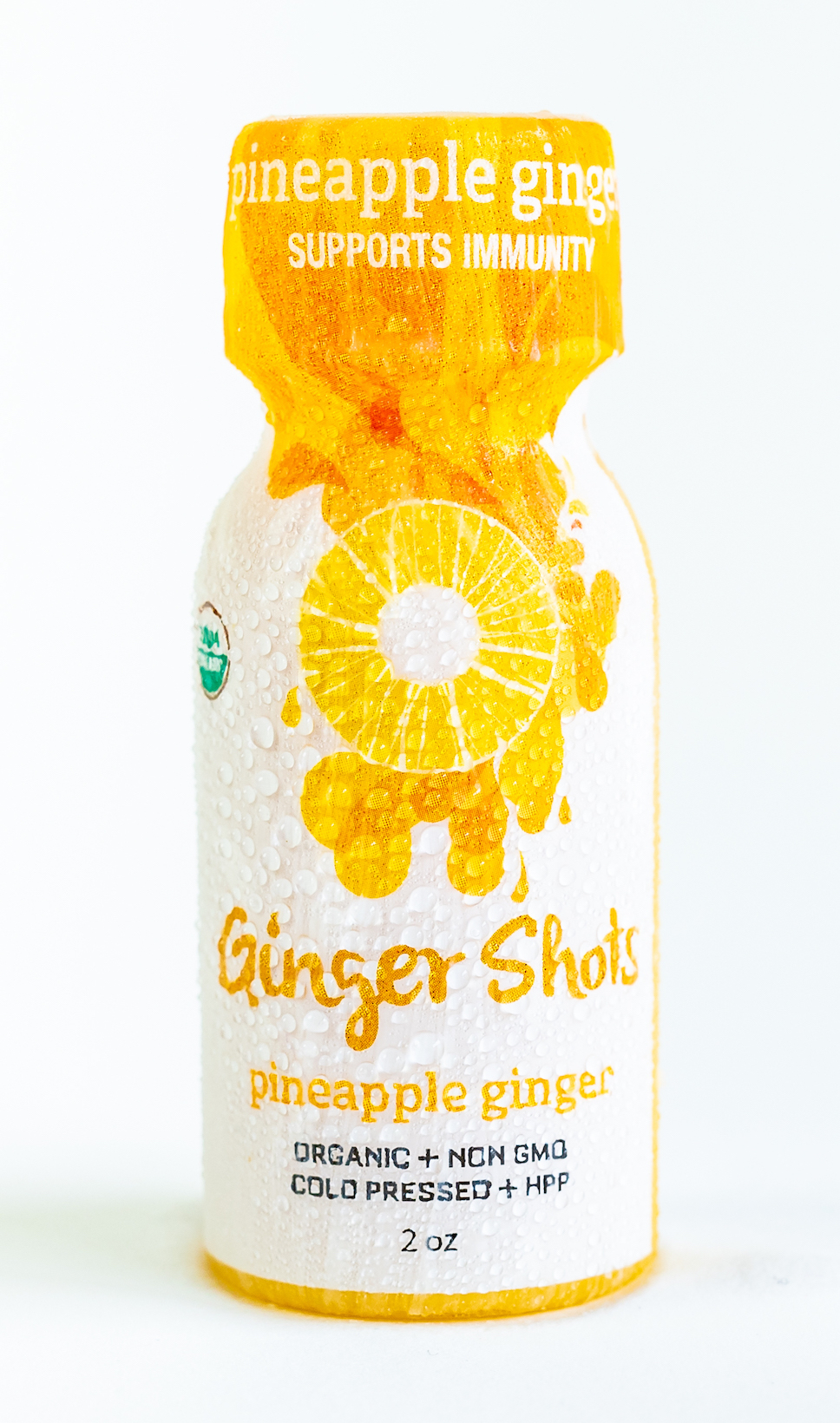 Organic Pineapple Ginger Shots
