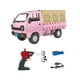 thumbnail image 3 of Coche de juguete RC 1/16, camión de juguete para practicar, desarrollar la inteligencia, juguete de aprendizaje, vehículo de dibujos animados, juguete Rosa, 3 of 9
