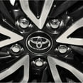 thumbnail image 4 of 4 Pcs Enjoliveurs de Moyeu de Roue Toyota 62mm pour Logo Noir, 4 of 4