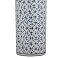 thumbnail image 4 of Benzara BM241193 Table Lamp with Cone Drum Shade & Trellis Pattern Ceramic Base, White, 4 of 5