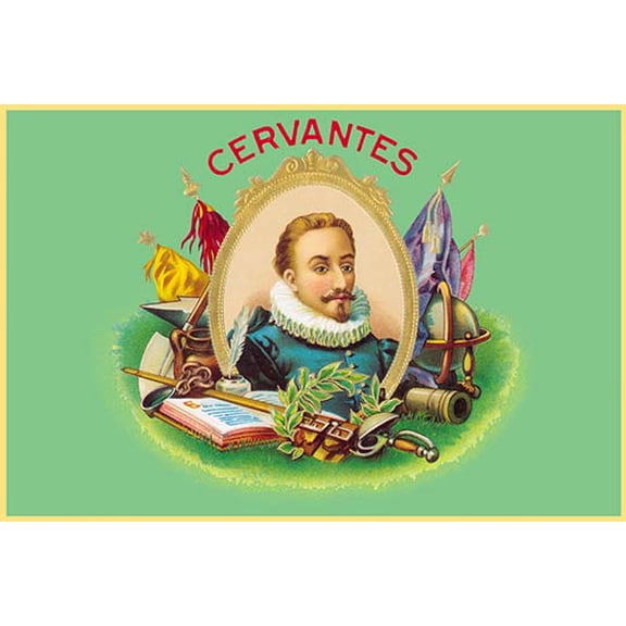 Cervantes Cigars Fine art canvas print (20" x 30")