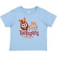 thumbnail image 3 of Inktastic My 1st Thanksgiving Cute Turkey with Feathers Boys or Girls Baby T-Shirt, 3 of 5
